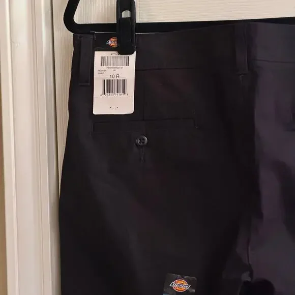 Dickies Women’s FLEX Relaxed Fit Work Pants Black Size 10R Utility Streetwear - Picture 9 of 10
